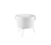 Rozi Foldable White Plant Pot - 45 cm (H) x 43 cm (Dia)