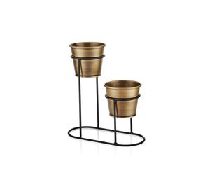 Rozi Gold 2in1 Succulent Plant Pot