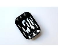 Rozi Stripe Collection Enamel Rectangular Serving And Roasting Dish - 16(W) x 11(D) x 4(H) Centimeters