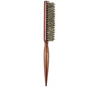 ROZIA Pro Teasing Comb - Hair Straightener - Salon Hair Brushes Comb Slim Line Teasing Comb Brush Styling Tools Beauty DIY Kit Women, Girls and Kids (Brown)