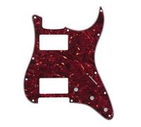 ROZILO 11 Hole Guitar Strat Pickguard HH Humbucker for Fender Standard Stratocaster Modern Style Vintage Tortoise