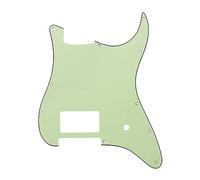 ROZILO 11 Hole ST/Strat Style One Humbucker Guitar Pickguard For USA/Mexico Fender Tom Delonge Strat Electric Guitar Mint Green