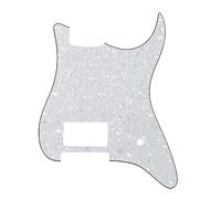 ROZILO 11 Hole ST/Strat Style One Humbucker Guitar Pickguard For USA/Mexico Fender Tom Delonge Strat Electric Guitar White Pearl