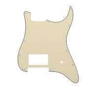 ROZILO 11 Hole ST/Strat Style One Humbucker Guitar Pickguard For USA/Mexico Fender Tom Delonge Strat Electric Guitar Aged White