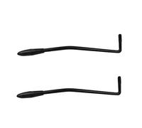 ROZILO 2PCS 6mm Thread ST Tremolo Arm Bridge Whammy Bar with Black Tip for Single Tremolo Bridge Black