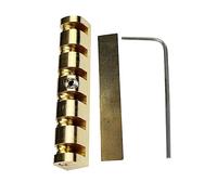 ROZILO 43mm Height Adjustable Brass Roller Guitar Nut Metal LP for Les Paul LP SG Style Electric or Acoustic Guitars