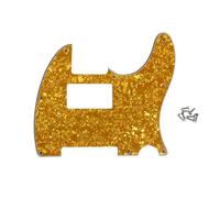 ROZILO 8 Hole Tele Pickguard Guitar Humbucker Pick Guard Fit USA/Mexican Fender Standard Telecaster Gold Pearl