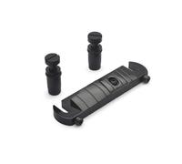 ROZILO Black GTB Adjustable Intonated Wraparound Bridge Tailpiece Fit for Les Paul Style Electric Guitar