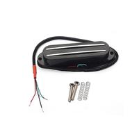 ROZILO Black Hot Rails Output Guitar Single Coil Sized Humbucker Strat Pickup For Fender Stratocaster Squier Electric Guitar