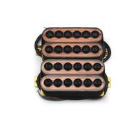 ROZILO Clear Adjustable High Output Invader style Guitar Humbucker Pickups Ceramic Magnet Neck and Bridge Pickups For Electric Guitar