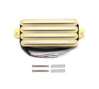 ROZILO Cream Hot Rail 2-Dual Blade Electric Guitar High Output Track Type Four Coil Humbucker Guitar Pickup Compatible with Stratocaster Telecaster Les Paul