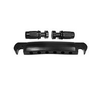 ROZILO Electric Guitar Tune-O-Matic Tailpiece Wrap Around Bridge Tailpiece for Les Paul LP Junior Black