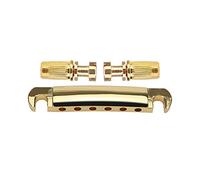 ROZILO Electric Guitar Tune-O-Matic Tailpiece Wrap Around Bridge Tailpiece for Les Paul LP Junior Gold