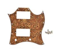 ROZILO Full Face American Standard SG Pickguard Scratch Plate w/Screws | Fit SG Guitar Epiphone SG Tiger Stripe
