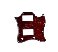 ROZILO Full Face American Standard SG Pickguard Scratch Plate with Screws Fit SG Guitar Epiphone SG Red Tortoise