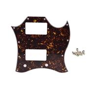 ROZILO Full Face American Standard SG Pickguard Scratch Plate with Screws Fit SG Guitar Epiphone SG Dark Tortoise