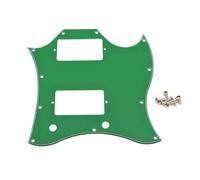ROZILO Full Face American Standard SG Pickguard Scratch Plate with Screws Fit SG Guitar Epiphone SG Green 3 Ply