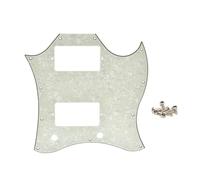 ROZILO Full Face American Standard SG Pickguard Scratch Plate with Screws Fit SG Guitar Epiphone SG Tiger Stripe