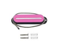 ROZILO Pink 7.5K Hot Rail ST Single Coil Electric Guitar Pickup with Fiber Plate and Ceramic Magnet for Electric Guitar