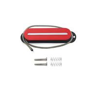 ROZILO Red 7.5K Hot Rail ST Single Coil Electric Guitar Pickup with Fiber Plate and Ceramic Magnet for Electric Guitar