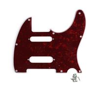 ROZILO Red Pearl 8 Holes SS Guitar Tele Pickguard for USA/Mexico Fender Deluxe Nashville Telecaster Electric Guitar