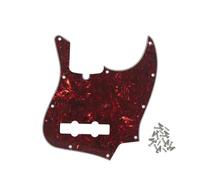 ROZILO Vintage Tortoise Jazz Bass Pickguard 10 Hole Guitar Pickguard | for 4 String Fender Jazz Bass Modern Style