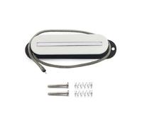 ROZILO White 7.5K Hot Rail ST Single Coil Electric Guitar Pickup with Fiber Plate and Ceramic Magnet for Electric Guitar