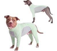 ROZKITCH 2-in-1 Dog Summer Cooling Shirts, Sun Protection Quick Dry Mesh Breathable Large UV Protection Tee-Shirt, Quick-Dry Tee for Instant Cool in Summer Green 2XL