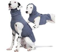 ROZKITCH Dog Anxiety Jacket, Soft Dog Calming Shirt for Lightning, Fireworks Travel, 4th of July Fireworks, Vet Visits and Separation, Keep Pet Calm Anti Anxiety Vest for Large Dogs Blue 3XL