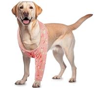 ROZKITCH Dog Surgery Recovery Sleeve Front Right Left Leg, Pet Prevent Licking Wound Elbow Brace Protector, Dog Recovery Suit Cone Collar Alternative for Sprain ACL CCL Arthritis Joint Care Rabbit XS