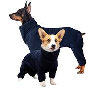 ROZKITCH Dog Winter Coat Soft Fleece Pullover Pajamas, Pet Windproof Warm Cold Weather Jacket Vest Cozy Onesie Jumpsuit Apparel Outfit Clothes for Small, Medium, Large Dogs Walking Hiking Travel Sleep