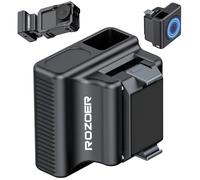 ROZOER Mini Side Magnetic Handle for DJI Osmo Action 5 Pro, 4, 3 Cage and for Osmo 360 - Aluminum Alloy with Magnetic Base, Quick Installation Adapter