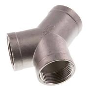 Rp 1 1/4'' Stainless steel Y-Piece 16 Bar