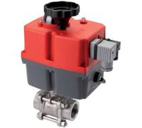 Rp 1/4'' Fail-Safe 2-Way Stainless Steel Ball Valve 24-240V AC/DC