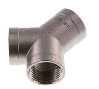 Rp 1'' Stainless steel Y-Piece 16 Bar