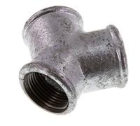 Rp 1'' Zinc plated Cast iron Y-Piece 25 Bar