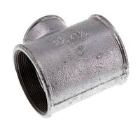 Rp 2 1/2'' x Rp 1 1/2'' Zinc plated Cast iron Tee 25 Bar