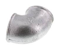 Rp 2 1/2'' Zinc plated Cast iron 90 deg Elbow Fitting 25 Bar
