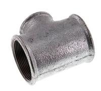 Rp 2'' x Rp 1 1/4'' Zinc plated Cast iron Tee 25 Bar
