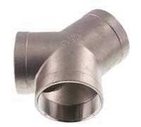 Rp 3'' Stainless steel Y-Piece 16 Bar