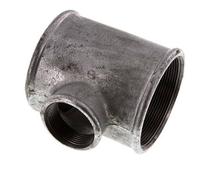 Rp 3'' x Rp 1 1/2'' Zinc plated Cast iron Tee 25 Bar