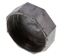 Rp 3'' Zinc plated Cast iron End cap 25 Bar