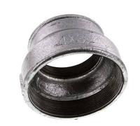 Rp 4'' x Rp 3'' Zinc plated Cast iron Round Socket 25 Bar