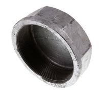 Rp 4'' Zinc plated Cast iron End cap 25 Bar