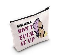 RP Fan Gift Drag Cosmetic Bag Good Luck & Don't F It up Makeup Zipper Pouch for Drag Queen Fans (Good Luck Bag)