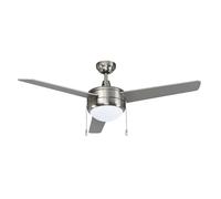 RP Lighting + Fans Contempo 50" 3-Blade Ceiling Fan, Brushed Nickel