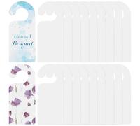 RP Remarkable Power, 20 Pack Sublimation Blanks Door Sign PET Hanger Tags for Home Office