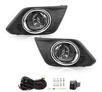 RP Remarkable Power, FL7057-Fit For 2014-2016 Rogue X-Trail Fog Lights Bumper Lamp Kit