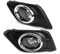 RP Remarkable Power, FL7057-Fit For 2014-2016 Rogue X-Trail Fog Lights Bumper Lamp Kit