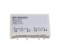 RP1D060D8 Mini 4 Pin PCB SSR Solid State Relay 1A 4A 8A 60VDC 350VDC Output Input 5V 12V 24V Electric Voltage Relay Module(1A 350VDC)